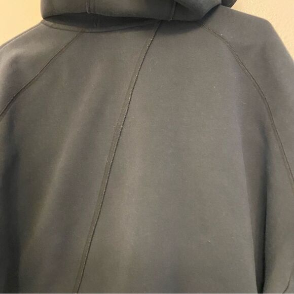 Nike Sportswear Tech full zip Fleece Cape Hoodie Black crop BV3396-010 Large - Picture 6 of 11